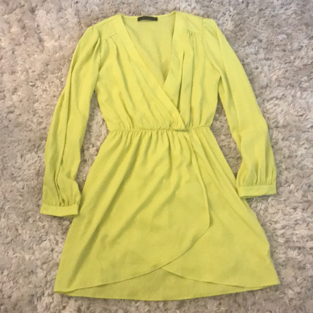 Neon yellow dress